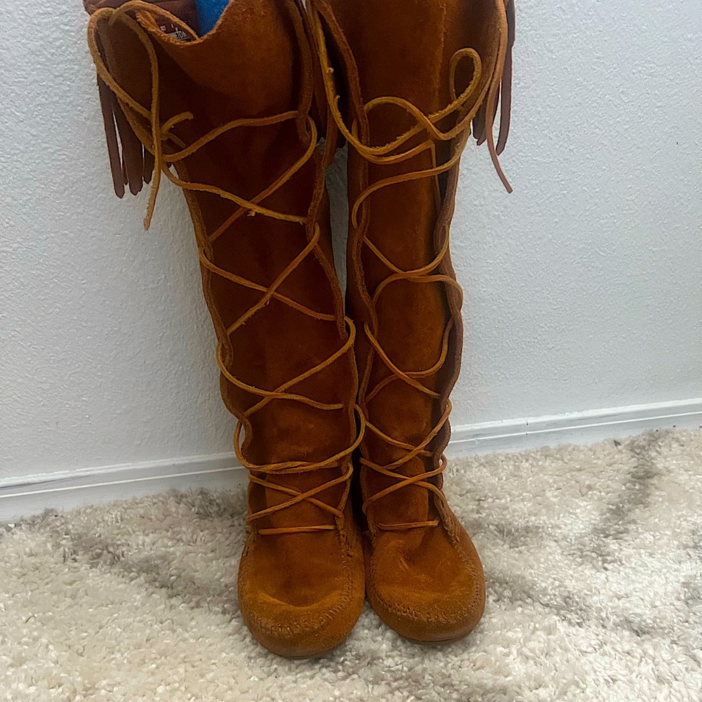 Minnetonka Tall Moccasins